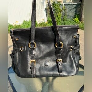 Dooney & Bourke Double Strap Tassel Satchel